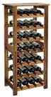 relaxdays Weinregal Akazienholz 28 Flasche