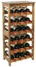 relaxdays Weinregal Akazienholz 24 Flasche