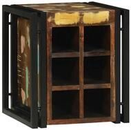 vidaXL Barschrank Weinregal 35 x 35 x 39 cm Massives upgecyceltes Holz (1-St)