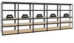 PROREGAL&reg; Schwerlastregal MegaDeal Garagenregal Kellerregal Steckregal...