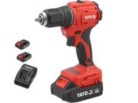 Yato Akku-Bohrschrauber Akku Bohrschrauber 18V (2xAkku 2Ah), (Akku...