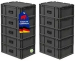 PROREGAL&reg; Stapelbox SuperSparSet Eurobox NextGen Portable, Verschiedene