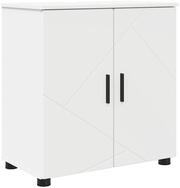 vidaXL Badezimmerspiegelschrank Badezimmerschrank Wei&szlig; 61 x 35 x 64 cm...