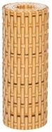 vidaXL Gartenzaun Balkon-Sichtschutze 10 Stk. Hellbraun 255x19 cm Poly Rattan,