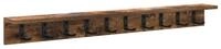 vidaXL Garderoben-Set 100 x 10,5 x 10,5 cm Garderobe Kleiderhaken Regal mit...