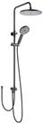 SCH&Ouml;NER WOHNEN-Kollektion Duschsystem BIELLA, H&ouml;he 118 cm, Mattschwarz,...