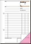 Sigel Formularblock Formularbuch Bestellung A5 2x50 Blatt Packung mit 10 St&uuml;ck
