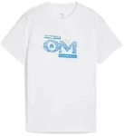 PUMA T-Shirt Olympique de Marseille FtblCulture T-Shirt Jugendliche wei&szlig; 176 EU