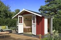 LASITA MAJA Gartenhaus Lasita Maja Gartenhaus Vilano, Modell 1, 19 mm, 353 x...