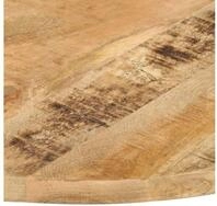 vidaXL Tischplatte, Massivholz Mango Rund 25-27 mm 70 cm