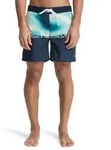 Quiksilver Badeshorts EVERYDAY HALF JAM 16 sportliche Schnittform, schnell