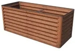 GFP Hochbeet GFP Primeyard LUCA Cortenstahl 150x60x60 cm, Corten Stahl braun...