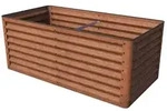 GFP Hochbeet GFP Primeyard LUCA Cortenstahl 150x75x60 cm, Corten Stahl braun...