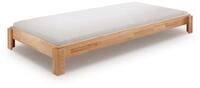 Main M&ouml;bel Stapelbett Einzelbett Stapelbett 90x200cm 'Dubi' Buche massiv natur