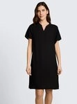 TOM TAILOR Midikleid Kleider & Jumpsuits Kleid mit V-Ausschnitt