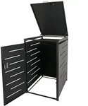 PROREGAL&reg; M&uuml;lltonnenbox M&uuml;lltonnenverkleidung, HxBxT, erweiterbar, Material,