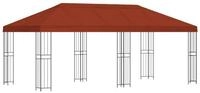 vidaXL Partyzelt Pavillon mit Seitenw&auml;nden 6 x 3 m Terrakotta