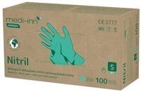 Medi-Inn Nitril-Handschuhe GREEN Nitril Einmalhandschuhe, gr&uuml;n, biologisch...