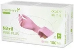 Medi-Inn Nitril-Handschuhe Nitril Pink Plus Einmalhandschuhe puderfrei AQL: 1.5...