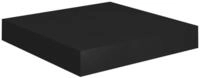 vidaXL Wandregal, Schweberegal Schwarz 23x23,5x3,8 cm MDF