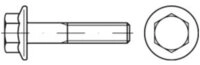 Contorion Schraube DIN 6921 Sechskant-Flanschschraube M16x30 Stahl 10.9 blank...