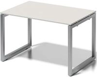 Bisley Schreibtisch Schreibtisch CitoBxTxH 120x80x74cm grauwei&szlig; Gestell silber