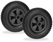 relaxdays Schubkarren-Rad Schubkarrenrad 2.50-4 im 2er Set