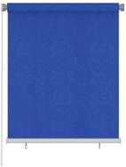 Rollo Au&szlig;enrollo 120x140 cm Blau HDPE, vidaXL