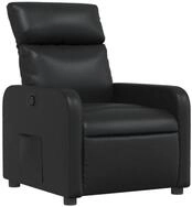 vidaXL Sessel Relaxsessel Schwarz Kunstleder (1-St)