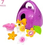 BRIO&reg; Spielfigur Flora Spielfigur Blumenhaus zum Mitnehmen 7 Teile inkl. 1...