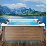 BRAST Whirlpool MSpa Oslo, Sapphire & Amber mit Fester Au&szlig;enwand,...