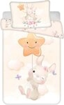 Jerry Fabrics Kinderbettw&auml;sche Jerry Fabrics Babybettw&auml;sche Set Bunny Star...