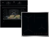 AEG Backofen-Set, mit Voll-Teleskopauszug, Reinigung mit Wasser / Dampf, Timer