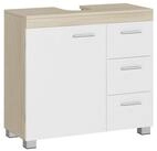 VASAGLE Waschbeckenunterschrank Badezimmerschrank Badschrank Breite 70 cm, mit 3