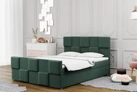 Fun M&ouml;bel Boxbett Schlafzimmerbett MURILO &Uuml;berl&auml;nge in Stoff Monolith (auch in