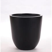 Elegant Einrichten Pflanzk&uuml;bel Fiberglas Schale rund konisch D30xH30cm elegant