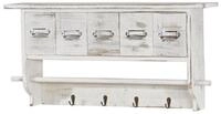 MCW Garderobe MCW-C49-G, 4 Haken, 5 Schubladen mit Einsch&uuml;ben f&uuml;r...