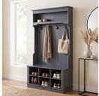MCW Garderobe MCW-P26, Mit sechs Stauf&auml;chern f&uuml;r Schuhe