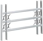 relaxdays Fensterschutzgitter Fenstergitter Einbruchschutz ausziehbar, 450 x...