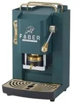 Faber Coffee Machines Kaffeepadmaschine Faber Pro Deluxe 3.0 Messing, ESE Pads,