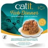 Catit Dinner Fisch mit Thunfisch & Karotte 80 g, Trockenfutter f&uuml;r: Katze