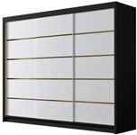 MIRJAN24 Kleiderschrank Amber VII (mit drei Schwebet&uuml;ren) 250x58x215 cm