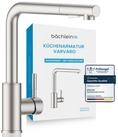 B&auml;chlein Sp&uuml;ltischarmatur Elegante K&uuml;chenarmatur Varvaro (Edelstahl geb&uuml;rstet)