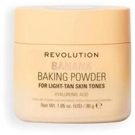 MAKE UP REVOLUTION Make-up, Bake & Blot, Matte, Loose Setting Powder, Banana, 30 g