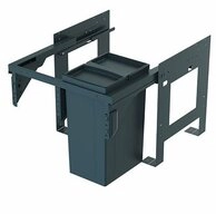 WESCO Einbaum&uuml;lleimer Abfallsammler Pullboy Soft Fusion 480 K/600-1, anthrazit,