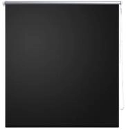 Verdunklungsrollo, vidaXL, Verdunkelungsplisee 160 x 230 cm schwarz