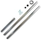 sunprotect Sonnensegel Stahlmast-Set f&uuml;r Sonnensegel, 2-teilig, zerlegbar,...