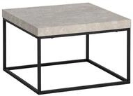 Wohnling Couchtisch WL6.931 Sand 60 cm Stein Optik Wohnzimmertisch Sofatisch