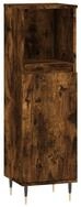 vidaXL Midischrank Badschrank R&auml;uchereiche 30x30x100 cm Holzwerkstoff (1-St)