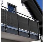NYVI Balkonsichtschutz Polyrattan Balkon Sichtschutz Privafence Balkonbespannung